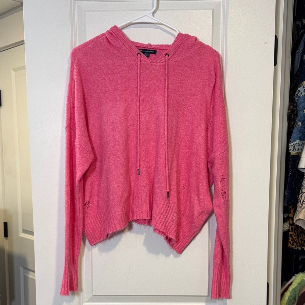 American Eagle Outfitters Vibrant Pink Sweater